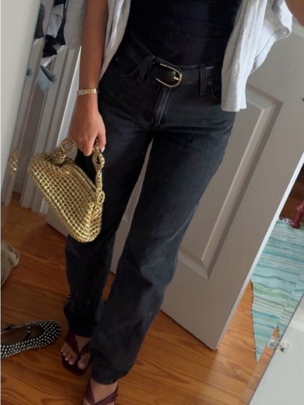 Black Levis 94 Baggy Jeans